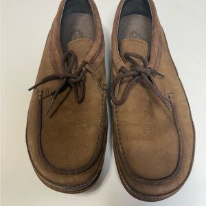 Chaco Woman’s Pinecone Brown Performance Loafers Slip-Ons Nubuck Suede Casual